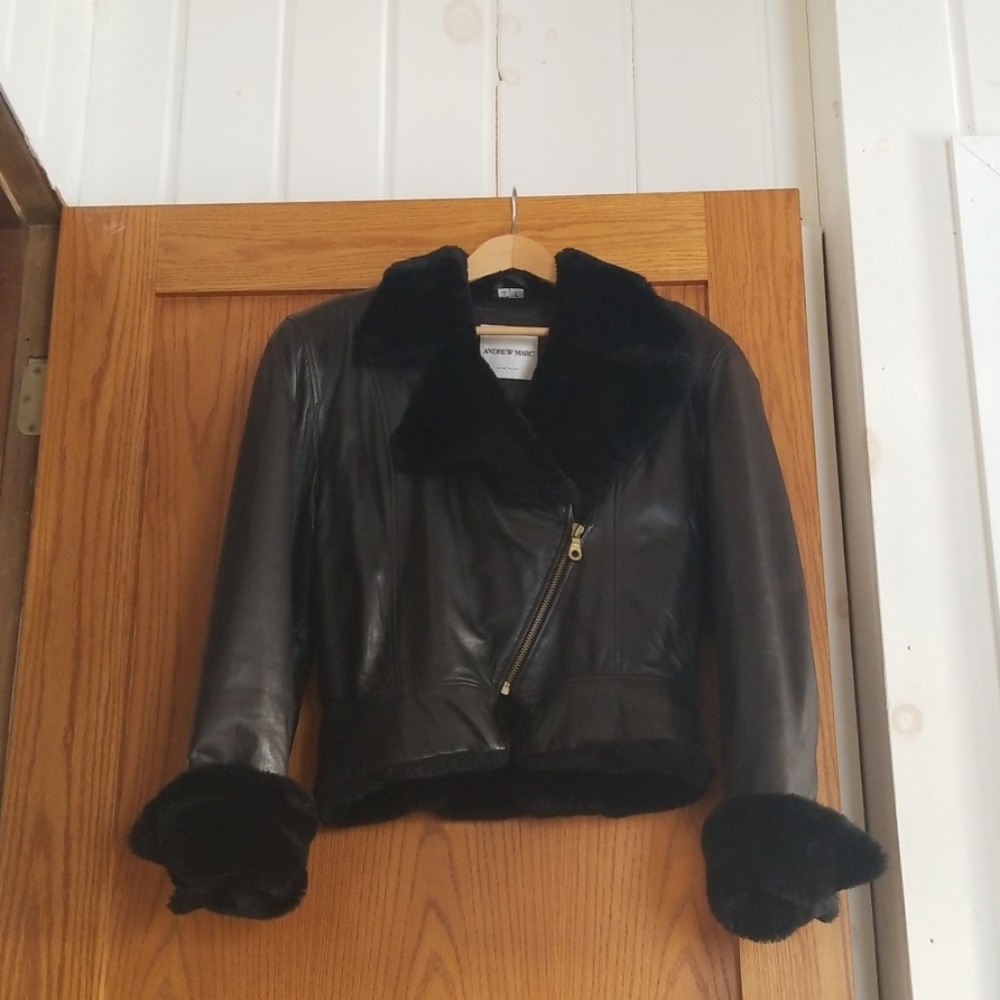 Leather jacket